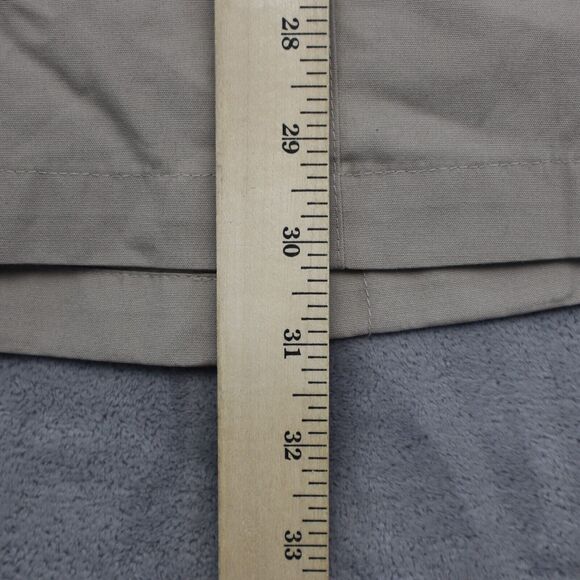 Towne London Fog Coat Womens 10 Jacket Light Beige Fully Lined Zip Front Pockets - Picture 3 of 16
